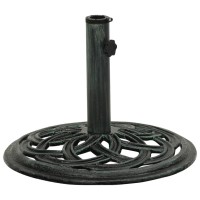 vidaXL Umbrella Base Green 17.3