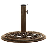 vidaXL Umbrella Base Bronze 17.3