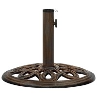 vidaXL Umbrella Base Bronze 15.7