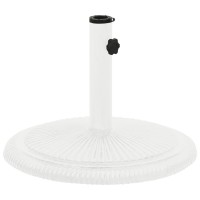 vidaXL Umbrella Base White 17.7