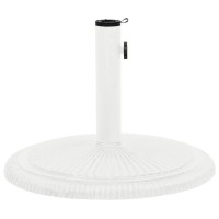 vidaXL Umbrella Base White 17.7