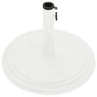 vidaXL Umbrella Base White 17.7