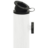 vidaXL Umbrella Base White 17.7