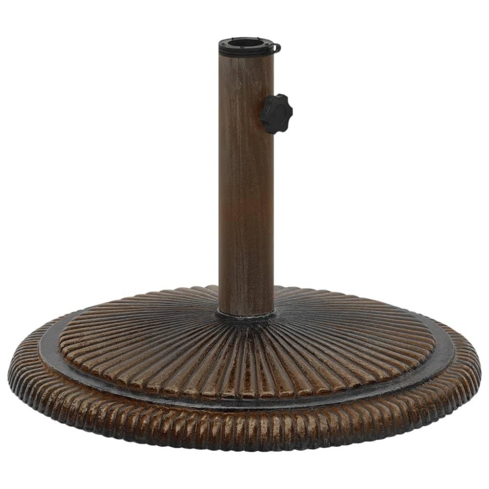 vidaXL Umbrella Base Bronze 17.7