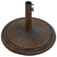 vidaXL Umbrella Base Bronze 17.7