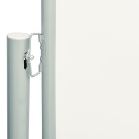 Vidaxl Patio Retractable Side Awning 78.7X236.2 Cream