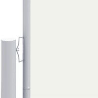 vidaXL Retractable Side Awning Cream 78.7