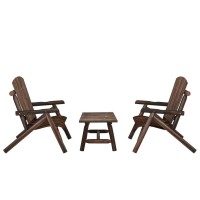 vidaXL 3 Piece Patio Lounge Set Solid Wood Spruce