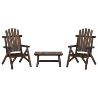 vidaXL 3 Piece Patio Lounge Set Solid Wood Spruce