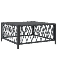 vidaXL 7 Piece Patio Lounge Set with Cushions Anthracite Steel