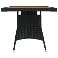 vidaXL Patio Table Black 63