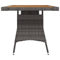 vidaXL Patio Table Gray 51.2