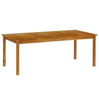 Vidaxl Patio Table 78.7X39.4X29.1 Solid Wood Acacia