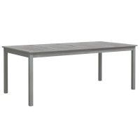 vidaXL Patio Table Gray 78.7