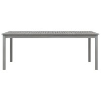 vidaXL Patio Table Gray 78.7