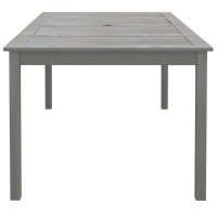 vidaXL Patio Table Gray 78.7