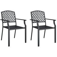 vidaXL 3 Piece Patio Dining Set Anthracite Steel