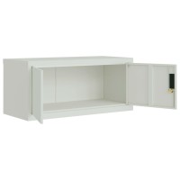 vidaXL File Cabinet Light Gray 35.4