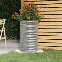 vidaXL Garden Planter Powder-coated Steel 15.7