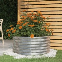 vidaXL Garden Planter Powder-coated Steel 31.5