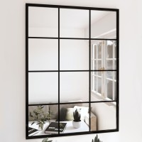 vidaXL Wall Mirrors 2 pcs Black 31.5