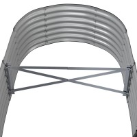 vidaXL Garden Raised Bed Powder-coated Steel 59.8