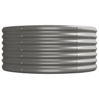 vidaXL Garden Raised Bed Powder-coated Steel 88.2