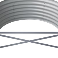 vidaXL Garden Raised Bed Powder-coated Steel 244.1