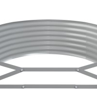 vidaXL Garden Raised Bed Powder-coated Steel 126.8