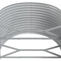 vidaXL Garden Raised Bed Powder-coated Steel 98