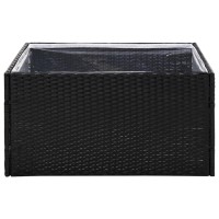 vidaXL Garden Planter Black 31.5