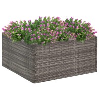 vidaXL Garden Planter Gray 31.5