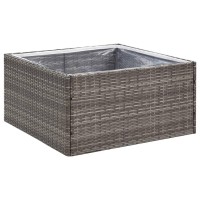 vidaXL Garden Planter Gray 31.5