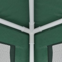 vidaXL Party Tent with 4 Mesh Sidewalls Green 9.8'x13.1' HDPE