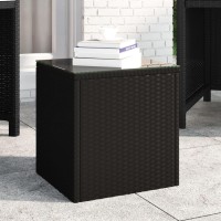 vidaXL Side Table Black 15.7