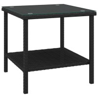 vidaXL Side Table Black 17.7