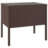 vidaXL Side Table Brown 20.9