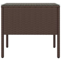 vidaXL Side Table Brown 20.9