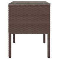 vidaXL Side Table Brown 20.9