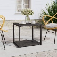 vidaXL Side Table Black 21.7