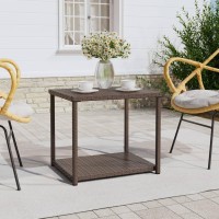 vidaXL Side Table Brown 21.7