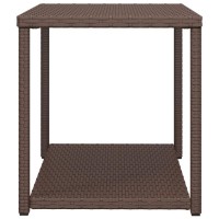 vidaXL Side Table Brown 21.7