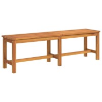 Vidaxl Patio Bench 59.1X13.8X17.7 Solid Wood Acacia