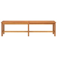 Vidaxl Patio Bench 70.9X13.8X17.7 Solid Wood Acacia