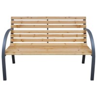 Vidaxl Patio Bench 44.1 Solid Wood Fir