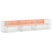 vidaXL Patio Bench Gabion Design 136.6