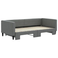 vidaXL Daybed with Trundle Dark Gray 39.4