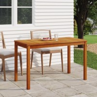 Vidaxl Patio Table 43.3X21.7X26.4 Solid Wood Acacia
