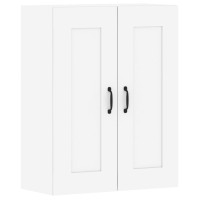 vidaXL Wall Mounted Cabinets 2 pcs White Engineered Wood