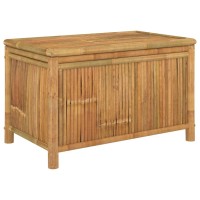 Vidaxl Patio Storage Box 35.4X20.5X21.7 Bamboo